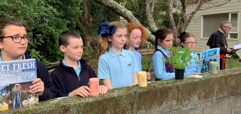 Garden to Table Blessing at Cardinal McKeefry School