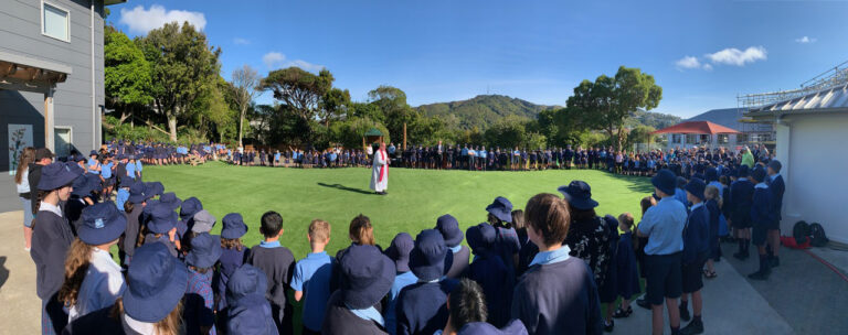 Newly Turfed Field for St Benedict’s