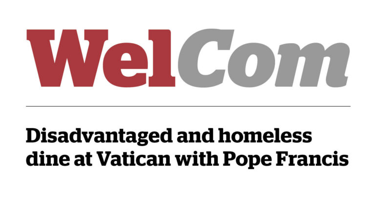 Disadvantaged and homeless dine at Vatican with Pope Francis