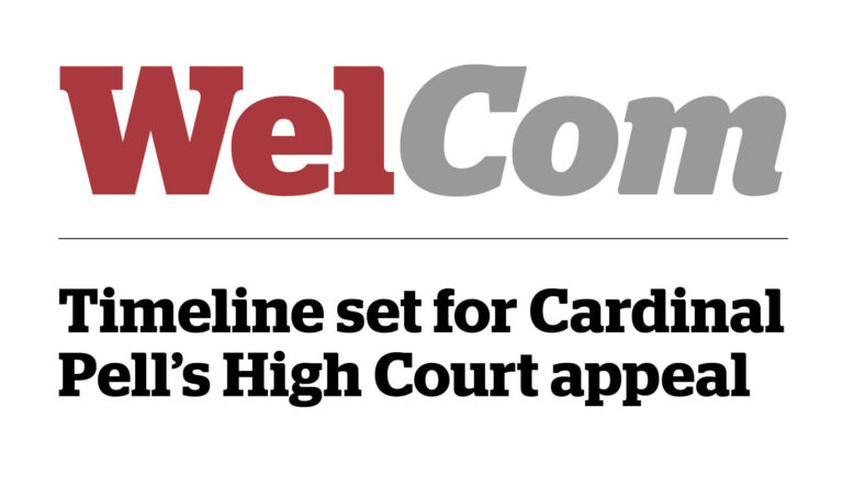Timeline set for Cardinal Pell’s High Court appeal
