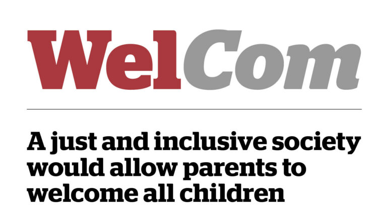 A just and inclusive society would allow parents to welcome all children