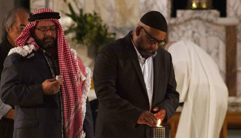 Multi-faith vigil remembers Mosque shooting victims