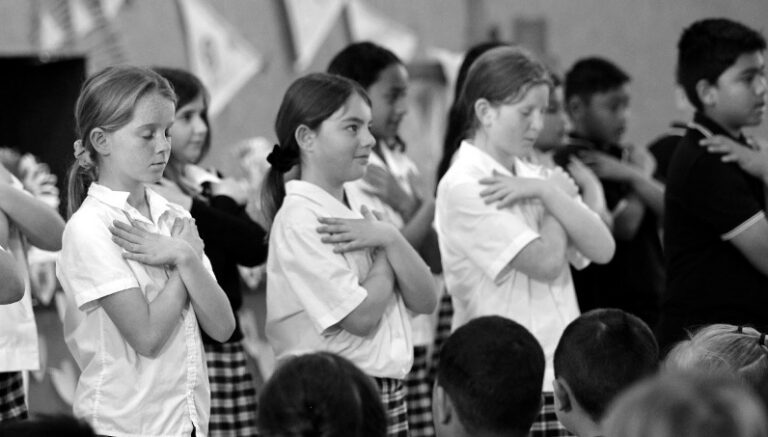 Blenheim students celebrate Assumption of Mary