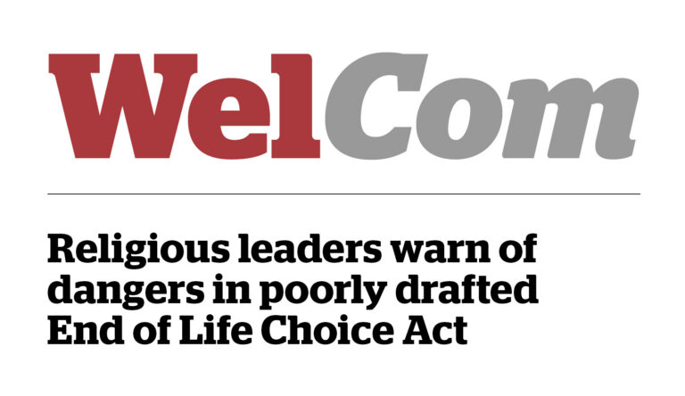 Religious leaders warn of dangers in poorly drafted End of Life Choice Act