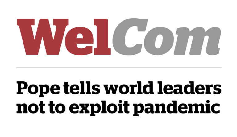 Pope tells world leaders not to exploit pandemic