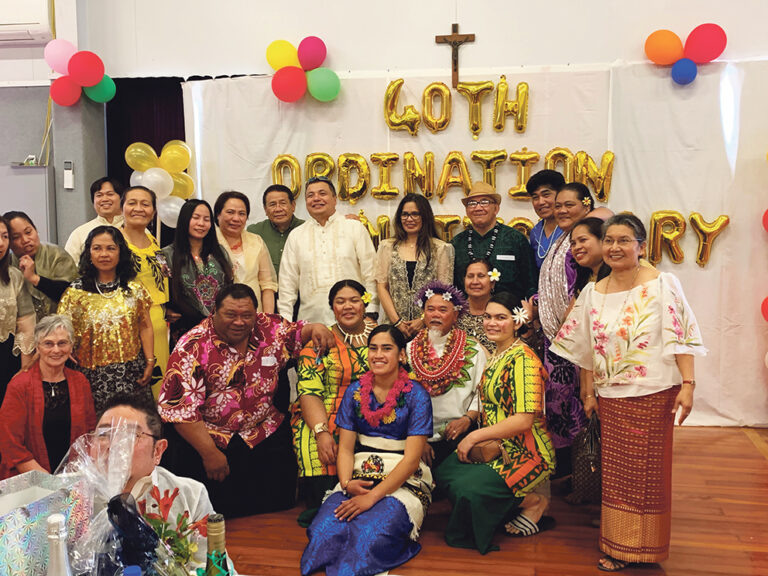Multicultural celebration for  Fr Raymond Soriano