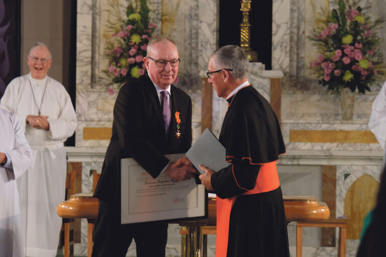 Service awarded with high papal honour
