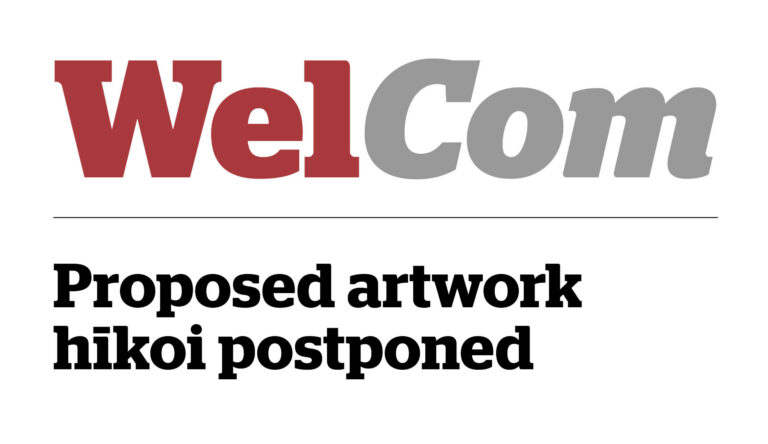 Proposed artwork hīkoi postponed