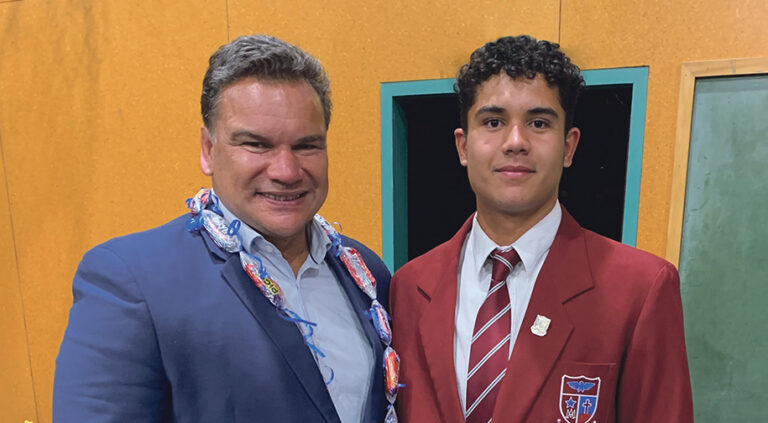Rugby legend inspires students at St John’s College