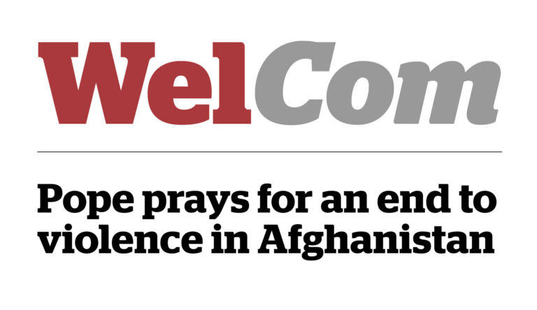 Pope prays for an end to violence in Afghanistan