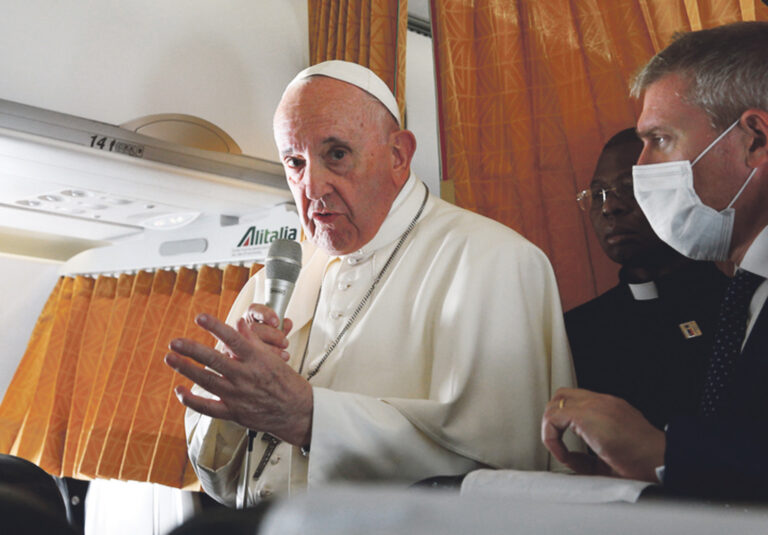 Pope Francis: ‘I have never denied the Eucharist to anyone.’