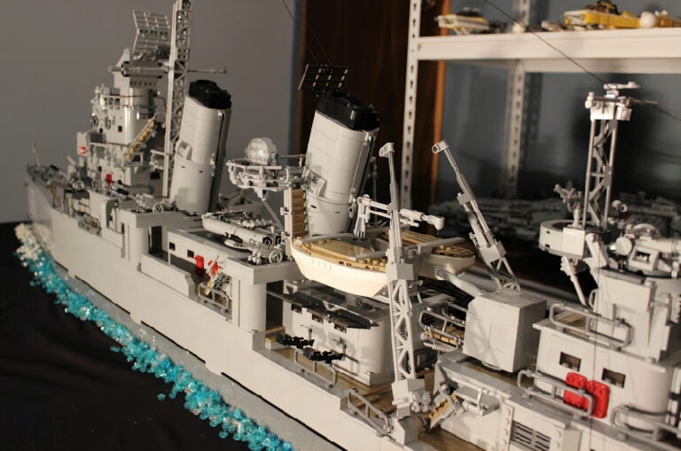 St John’s College student builds model WW2 ship