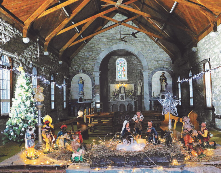 Nativity scene lights up Christmas