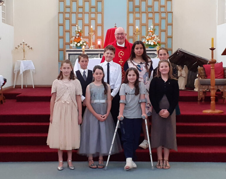 Confirmations for Our Lady of the Snow Parish, at St Mary’s, Taihape