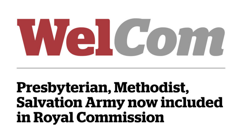 Presbyterian, Methodist, Salvation Army now included in Royal Commission
