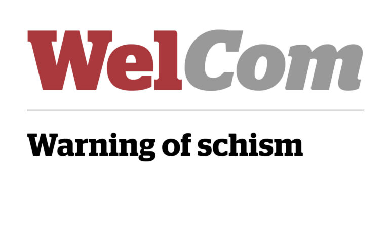 Warning of schism