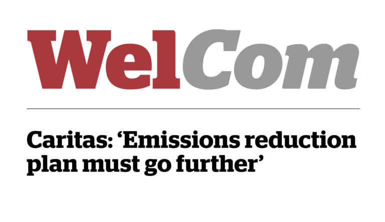 Caritas: ‘Emissions reduction plan must go further’