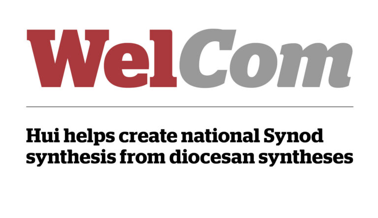 Hui helps create national Synod synthesis from diocesan syntheses