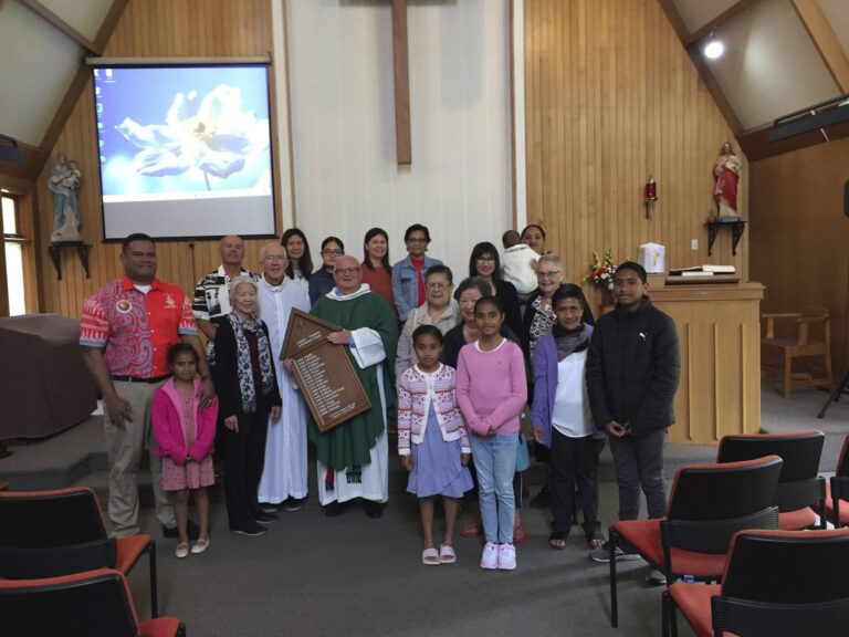 Plaque dedicated to Waiouru Army Chaplains