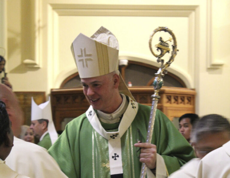 Archbishop Paul Martin sm presented with symbolic Metropolitan’s pallium