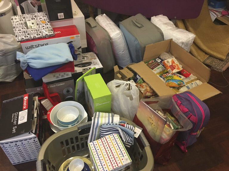 Helping to support refugee families into homes