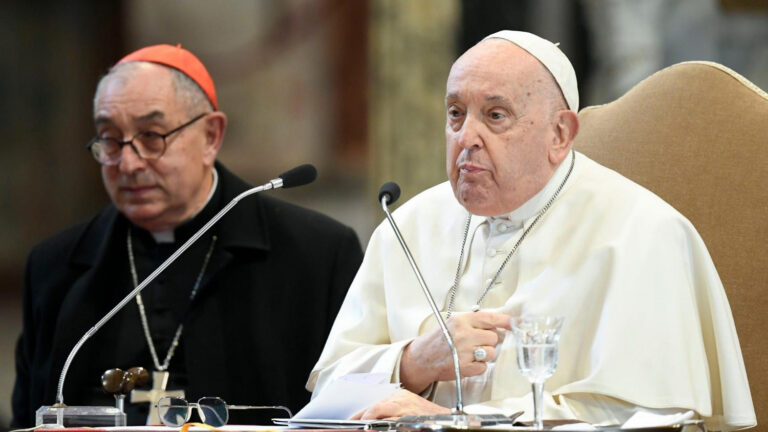 ‘The Lord blesses everyone,’ says Pope