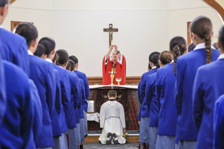 Bishop John’s first visit to St Joseph’s Māori Girls College