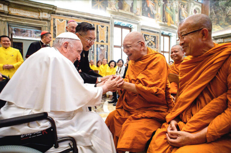 Pope seeks closer collaboration with Buddhists