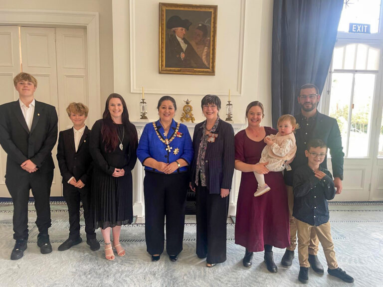 QSM recipient for services to interfaith communities Government House Investiture