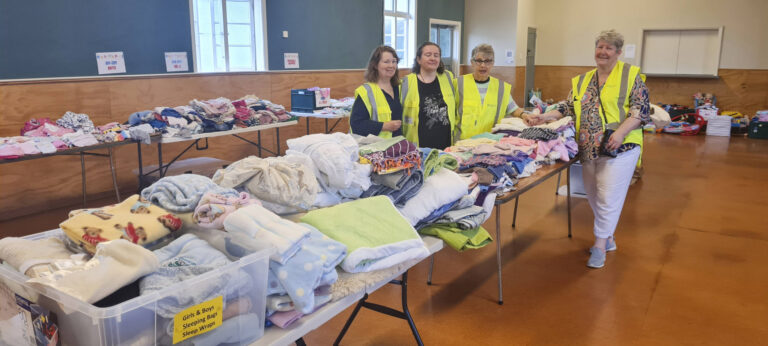 Big turnout for baby clothing