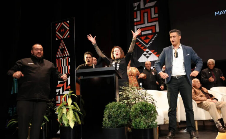 Māori language festival draws thousands to the streets of Heretaunga