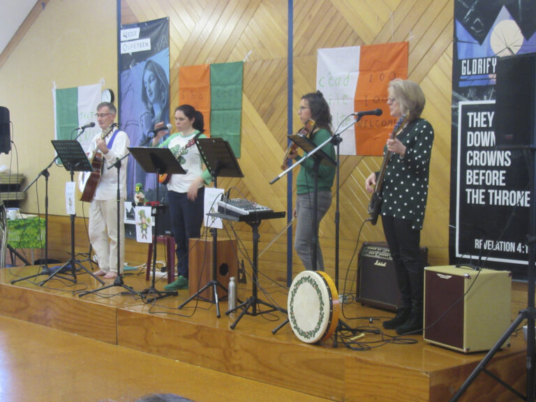 Irish band at Whanganui parish